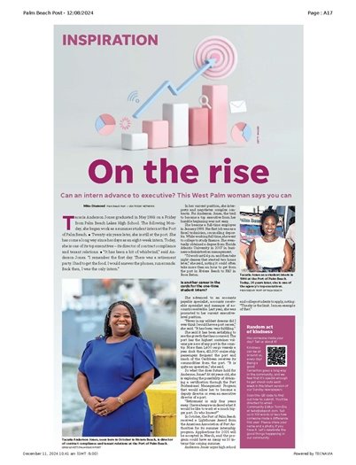 Palm Beach Post news article