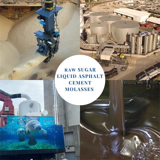 Bulk commodities on the rise raw sugar, molasses, liquid asphalt and cement