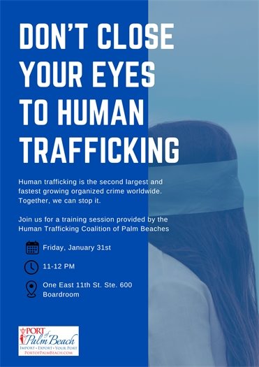 Details on Human Trafficking Awareness Training