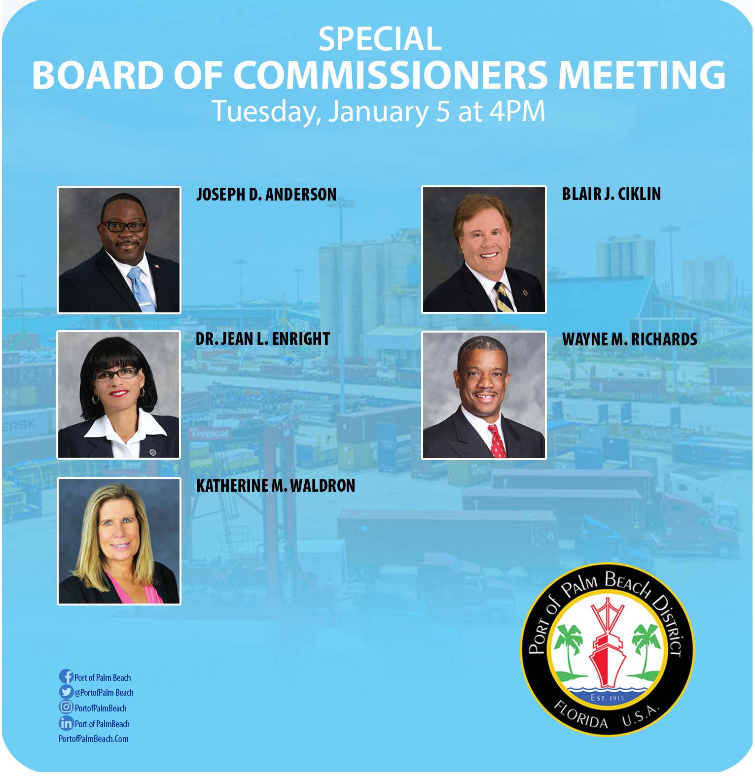 Special Board of Commissioners Meeting