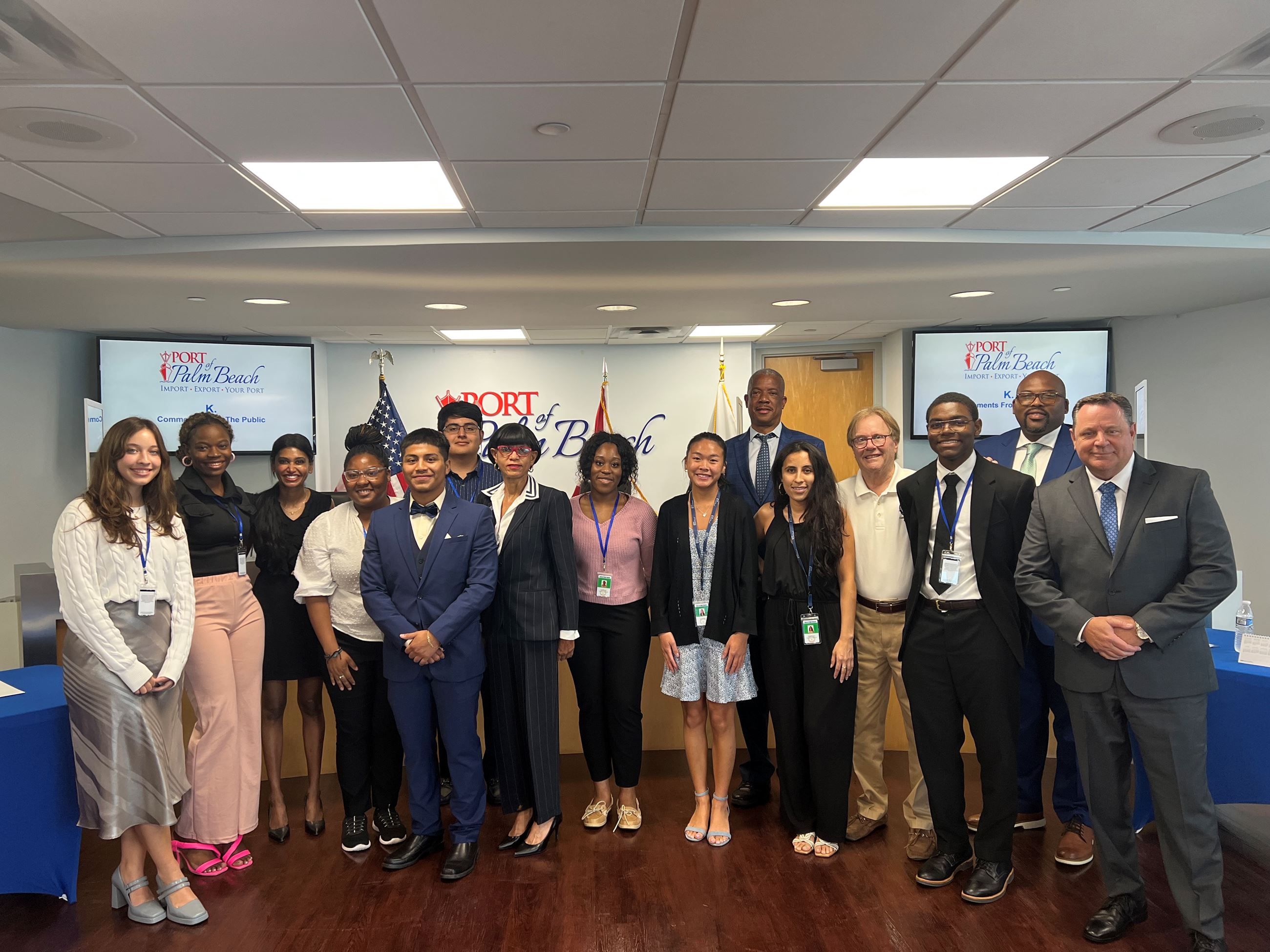 2023 Interns with Board of Commissioners