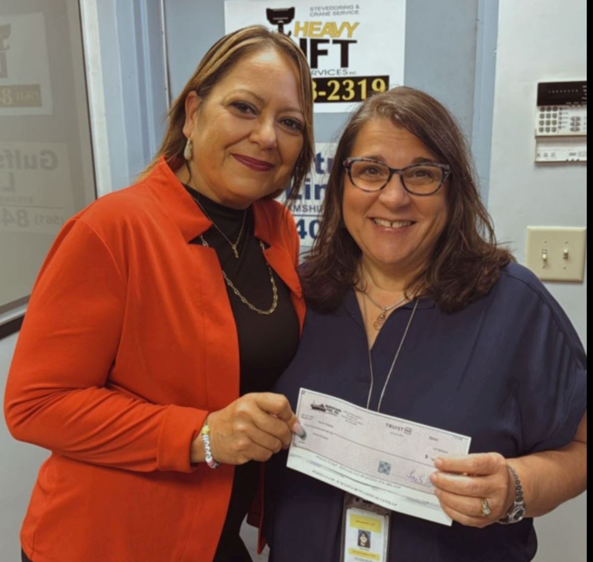 Heavy Lift donation to Azure Estates