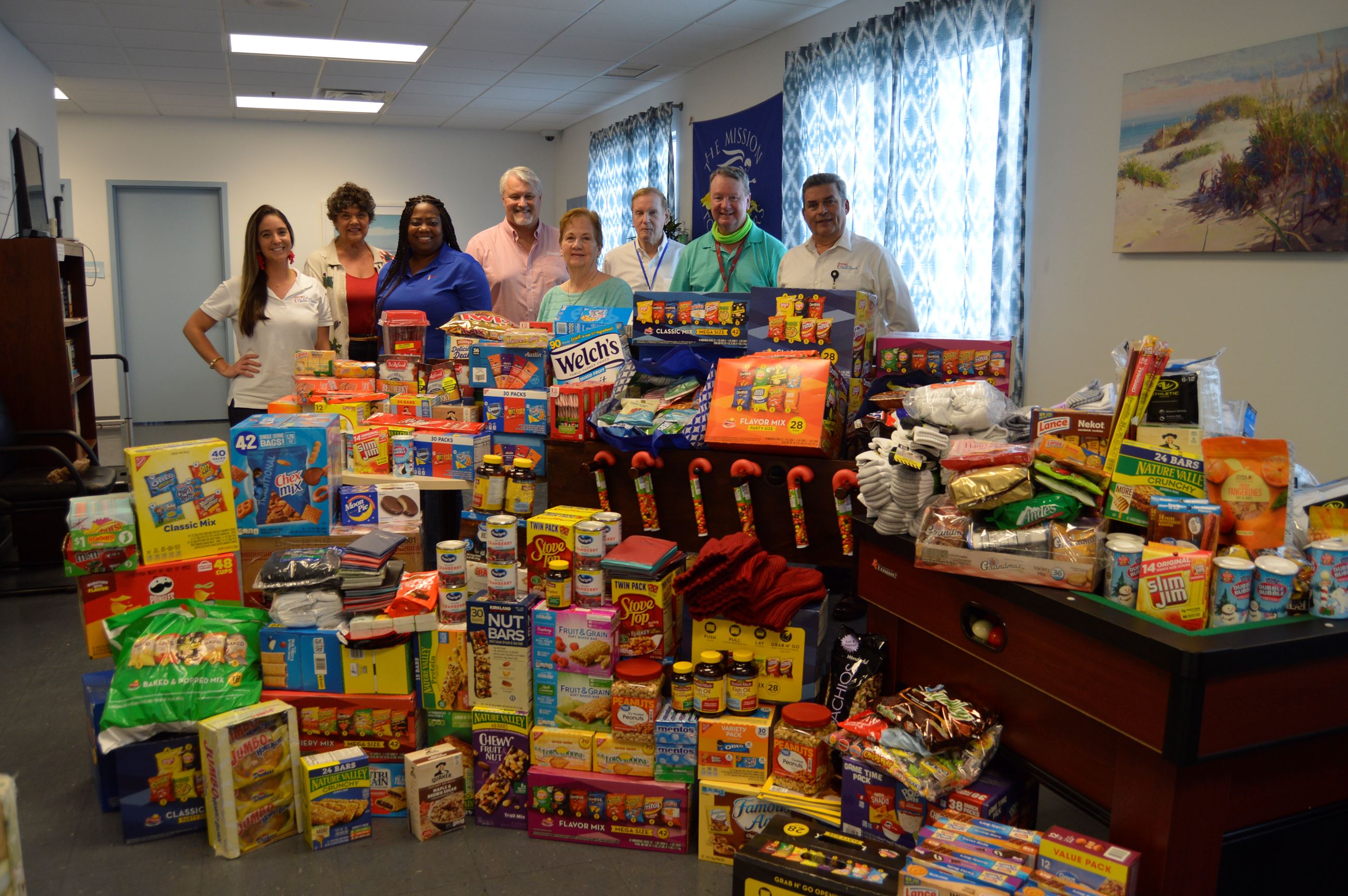 Port of Palm Beach team with Seafarers' Center's Board Members