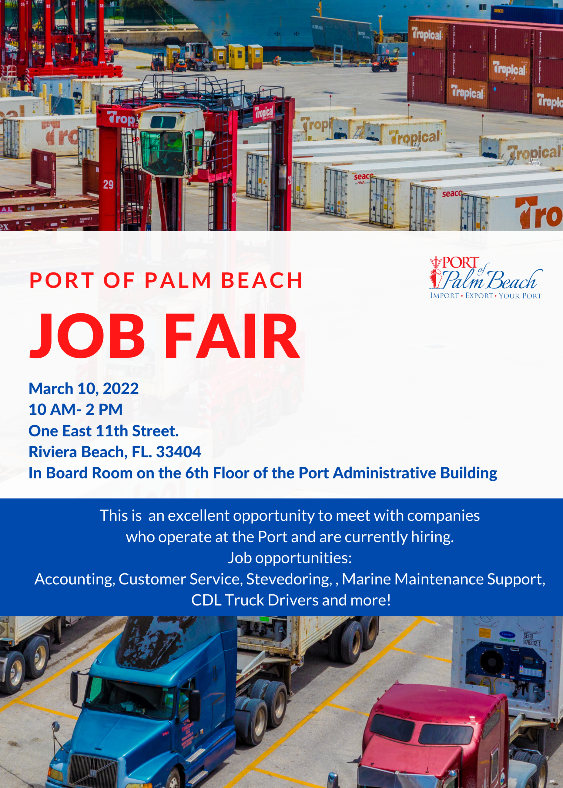 POPB Job Fair March 10