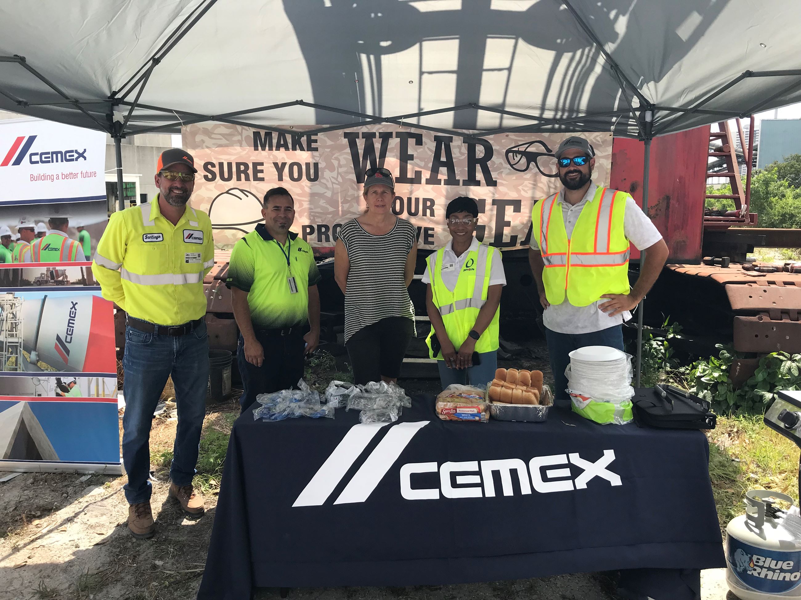 CEMEX team and Commissioner Katherine Waldron