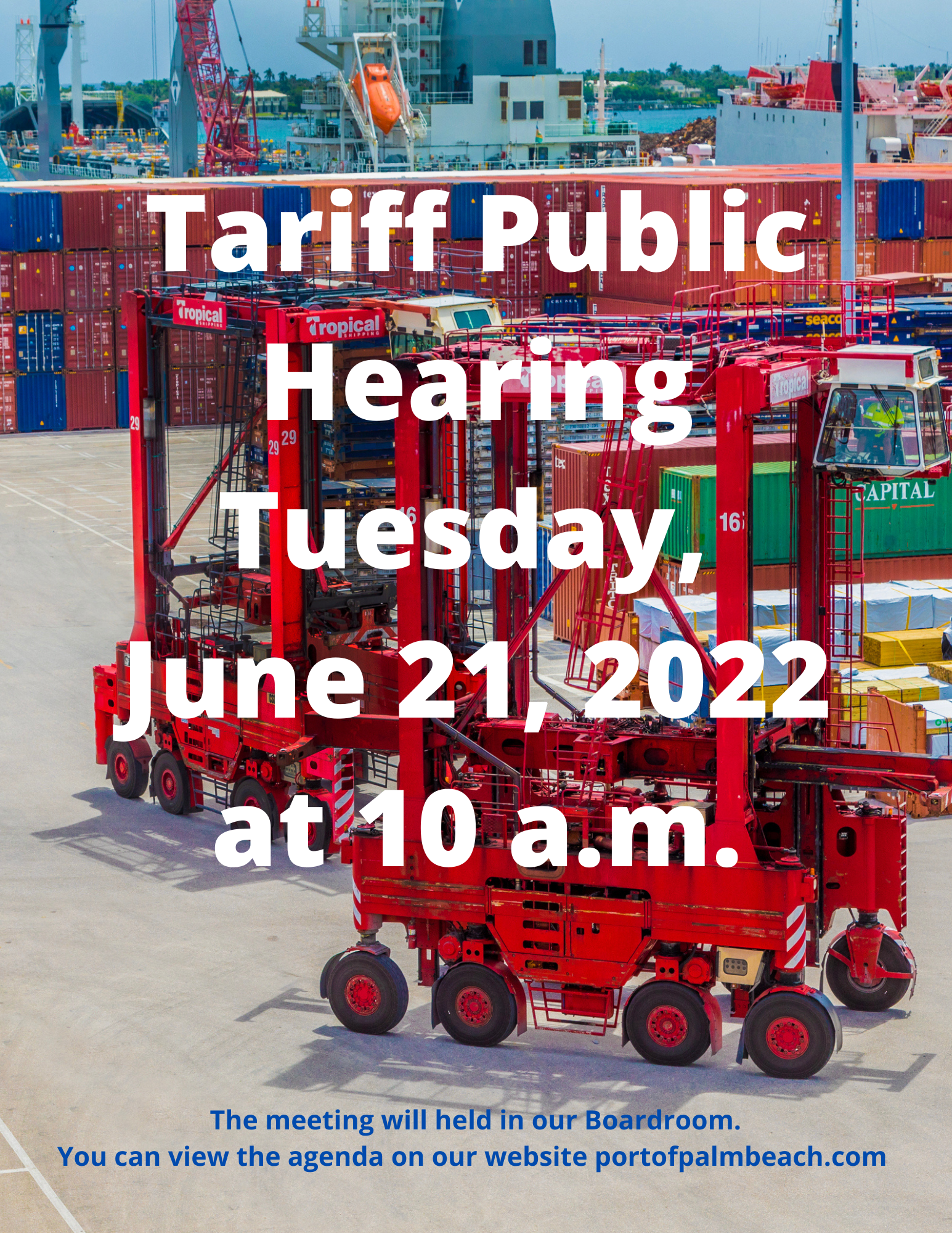 Tariff Public Hearing Tuesday, June 21, 2022 at 10 a.m. (1)